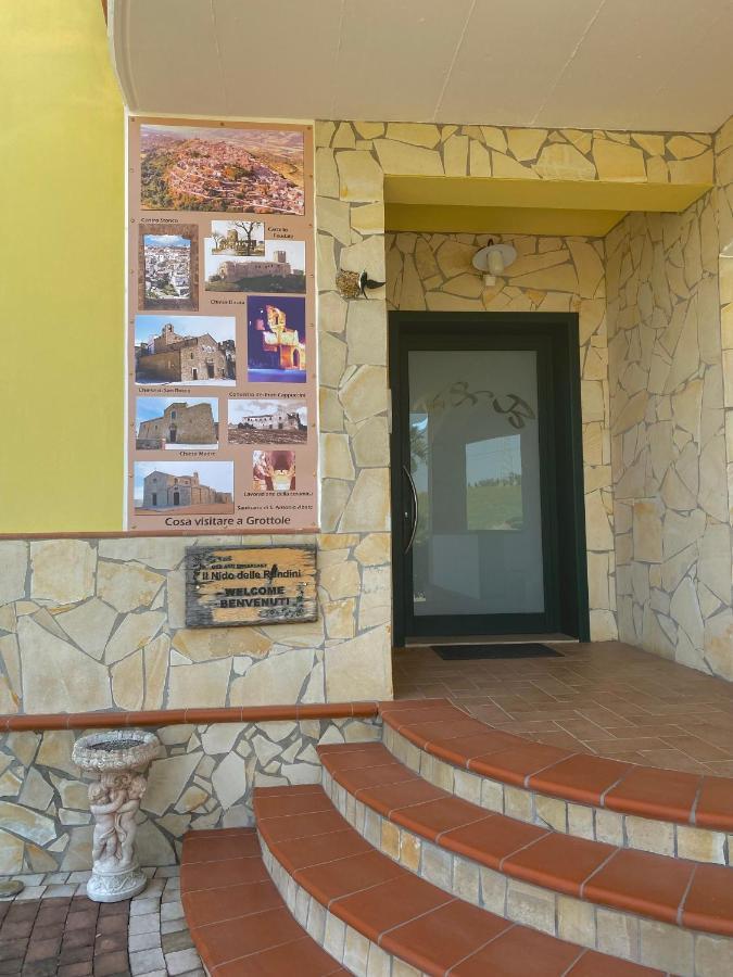 Il Nido Delle Rondini Panzió Grottole Kültér fotó